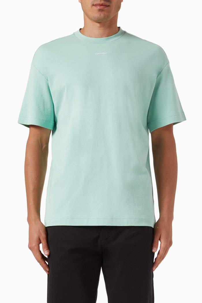 

Nano Logo T-shirt in Cotton, Green