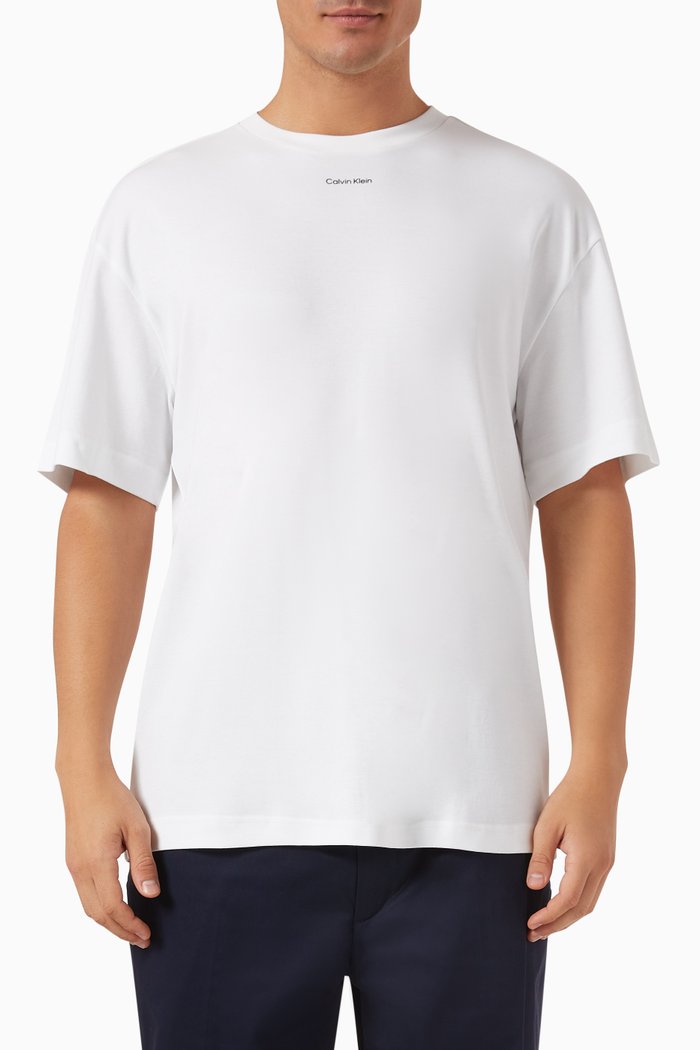 

Nano Logo T-shirt in Cotton, White