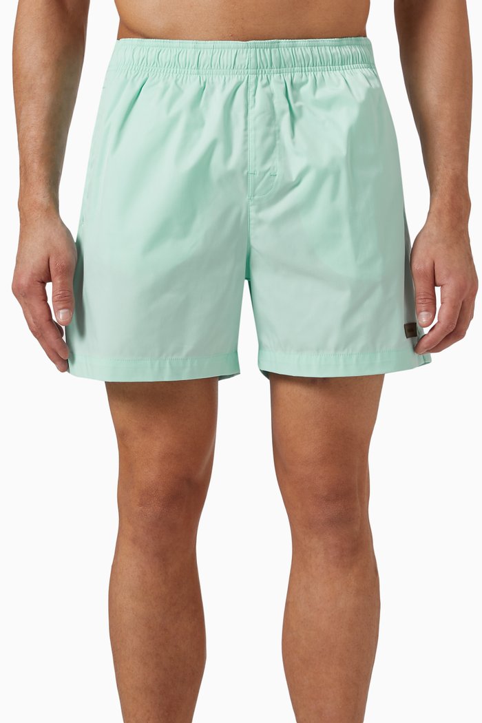 

Medium Drawstring Swim Shorts in Recycled Polyester, Blue