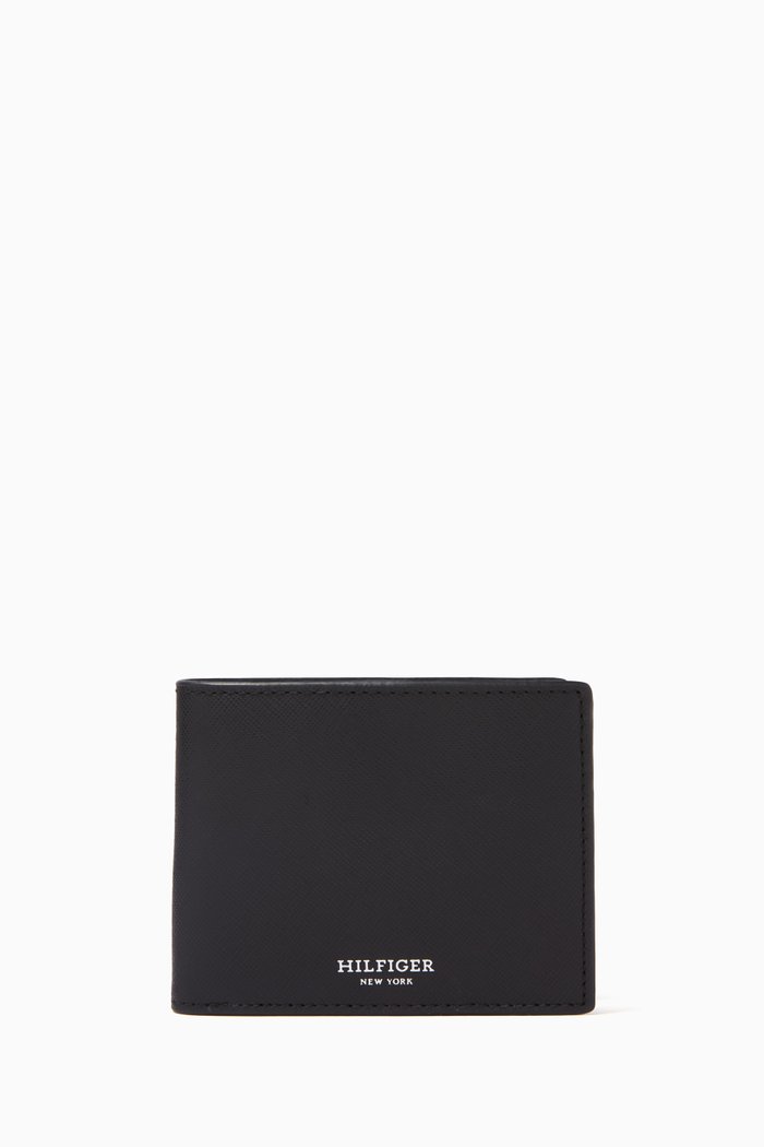 

Small Wallet in Saffiano-leather, Black