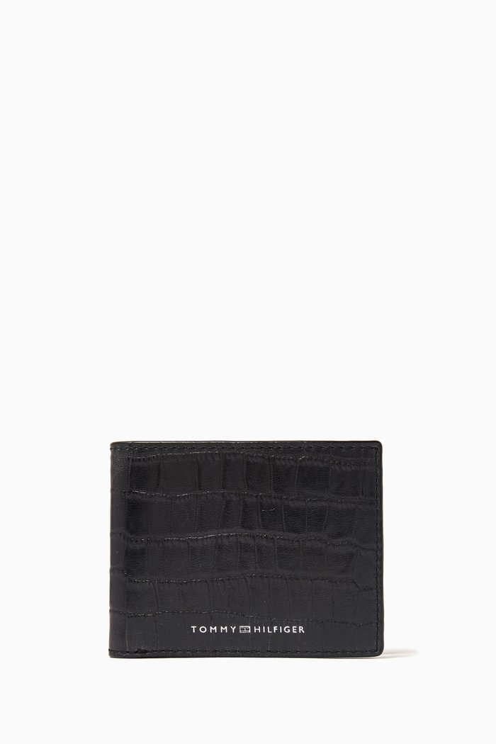 

Bifold Wallet in Leather, Black