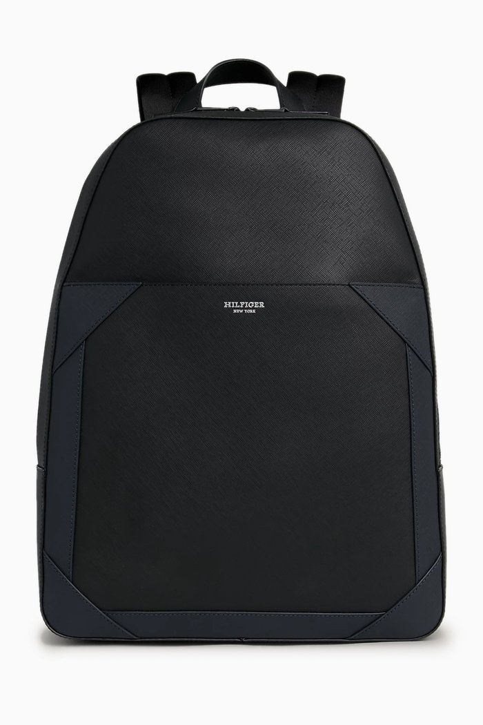 

Backpack in Saffiano-leather, Black