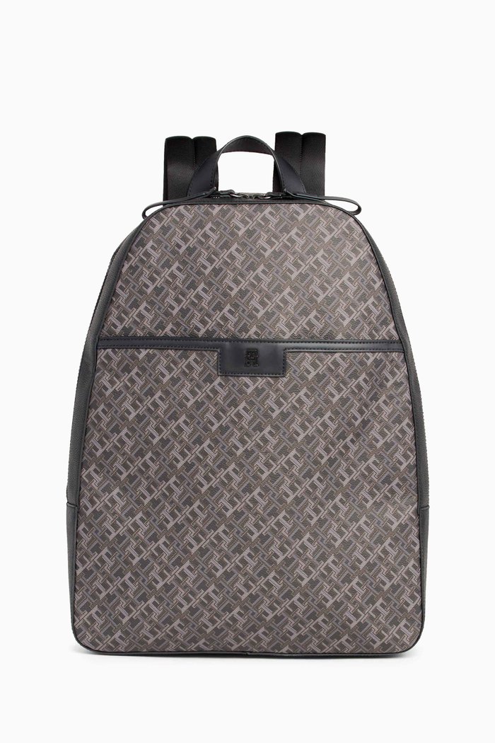 

Monogram Dome Backpack in Faux-leather, Black
