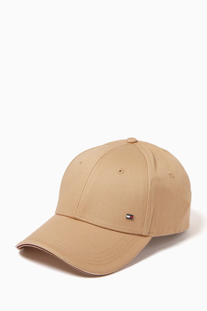

Flag Six-Panel Baseball Cap in Organic-cotton, Neutral