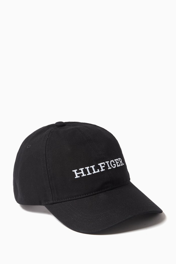 

Logo Soft Hat in Cotton, Black