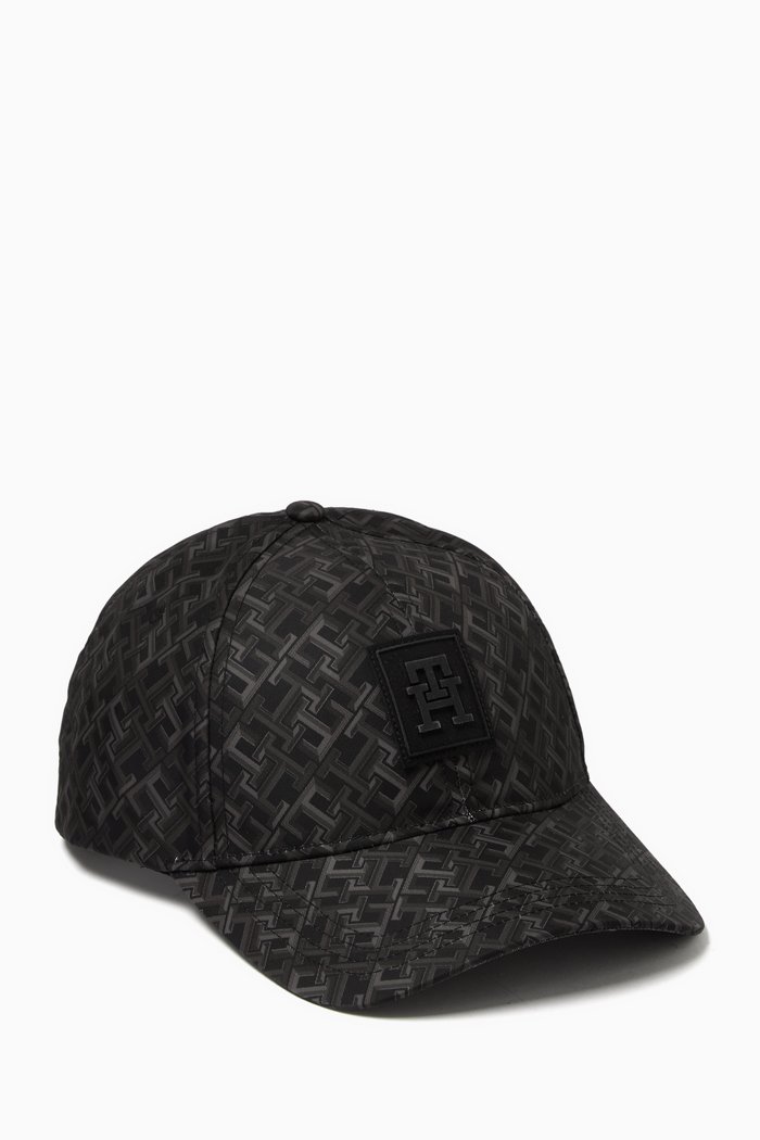 

Monogram Six-Panel Cap in REPREVE® Blend, Black