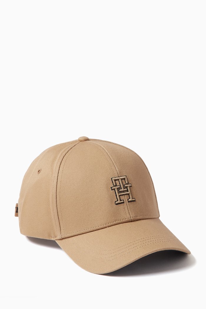

Repeat Logo Strap Six-Panel Cap in Cotton-twill, Neutral
