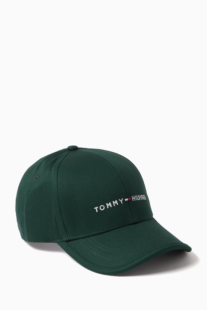 

Contrast Trim Six-Panel Cap in Organic-cotton, Green