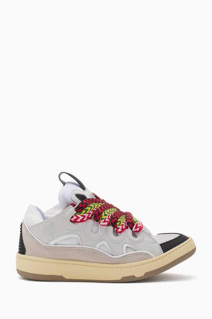 

Curb Sneakers in Leather, White