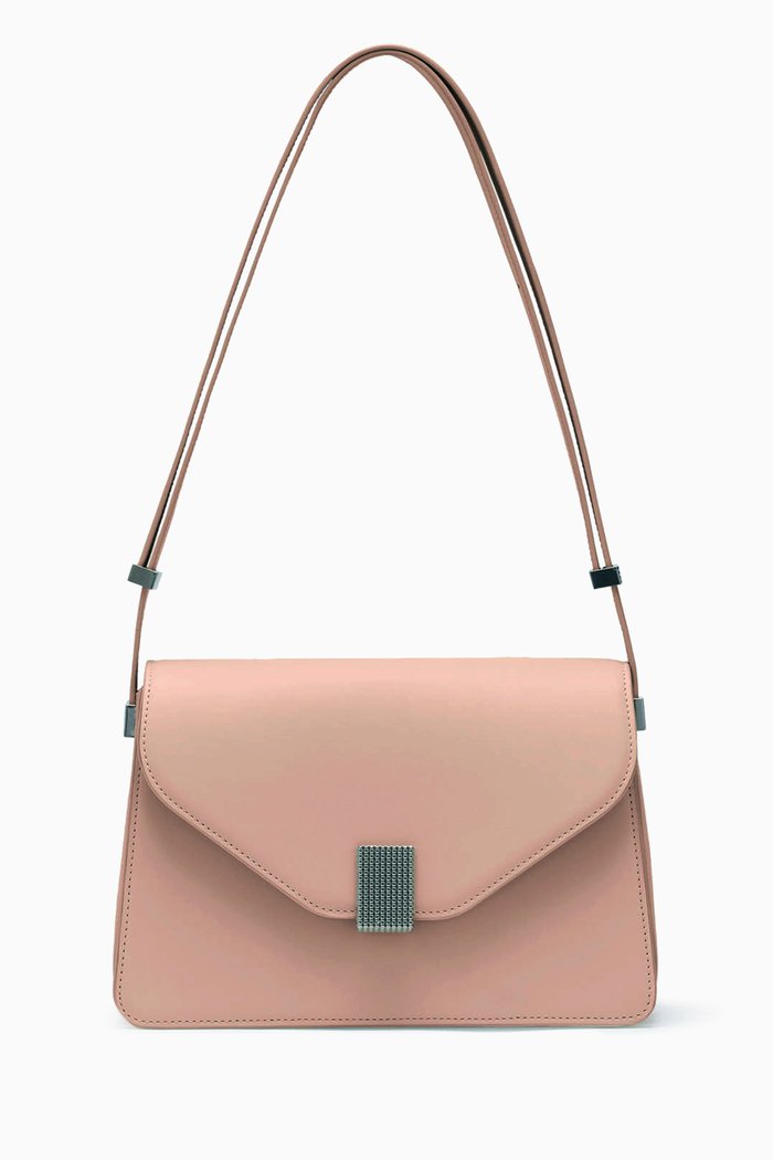 

Concerto Shoulder Bag in Leather, Neutral