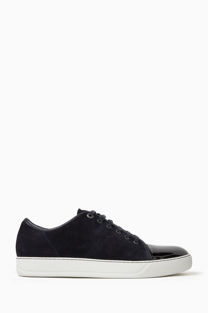 

DBB1 Sneakers in Suede & Patent Leather, Blue