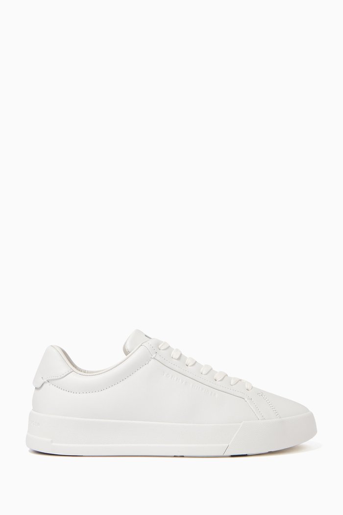 

Court Sneakers in Leather, White