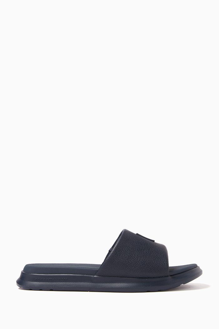 Logo Pool Slides, Blue