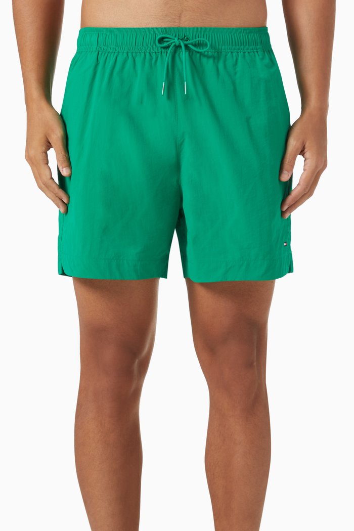 

Medium Swim Shorts in Recycled Polyester, Green