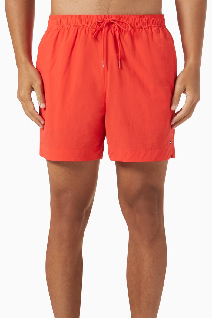 

Medium Swim Shorts in Recycled Polyester, Red