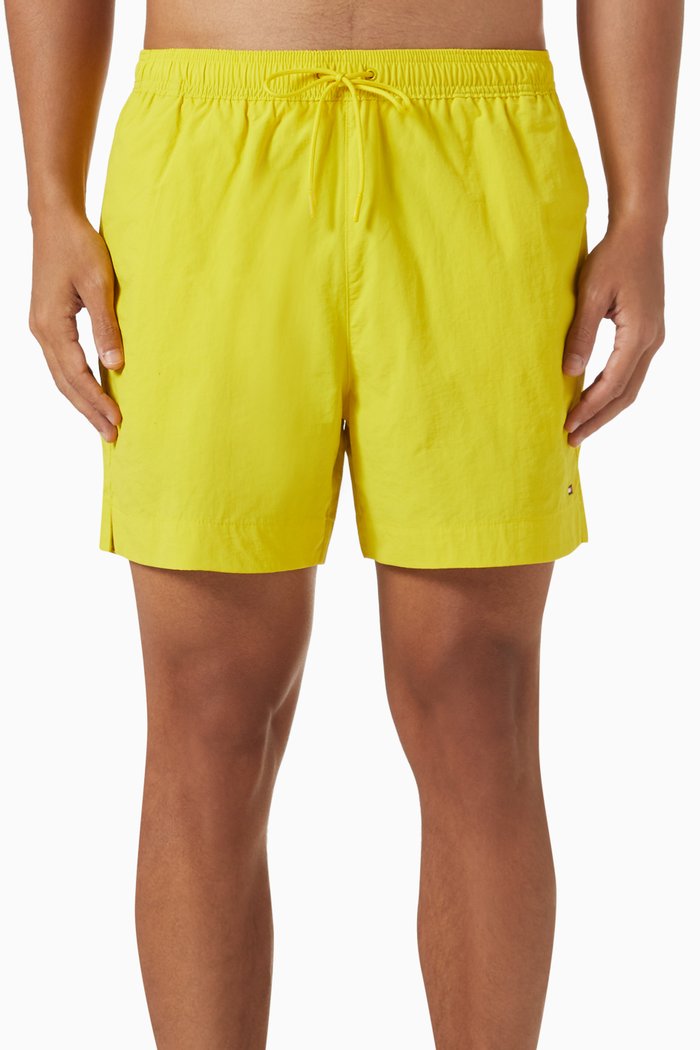 

Medium Swim Shorts in Recycled Polyester, Yellow