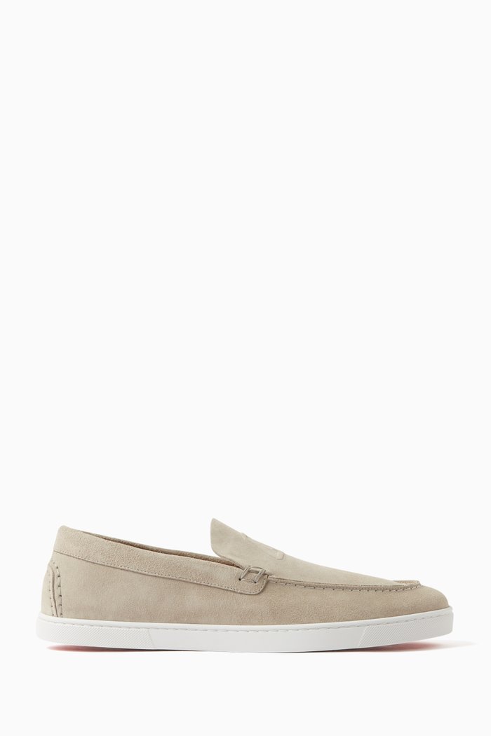 

Varsiboat Slip-on Shoes in Leather, Grey