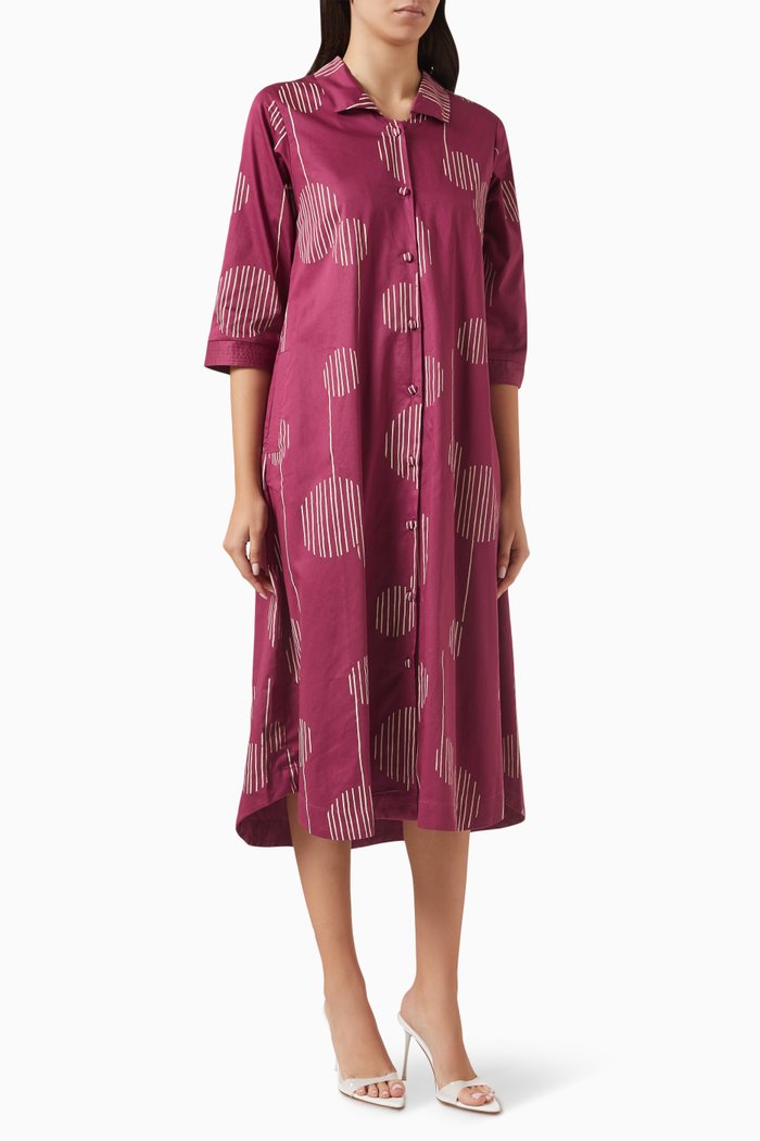 

Nina Midi Dress, Purple