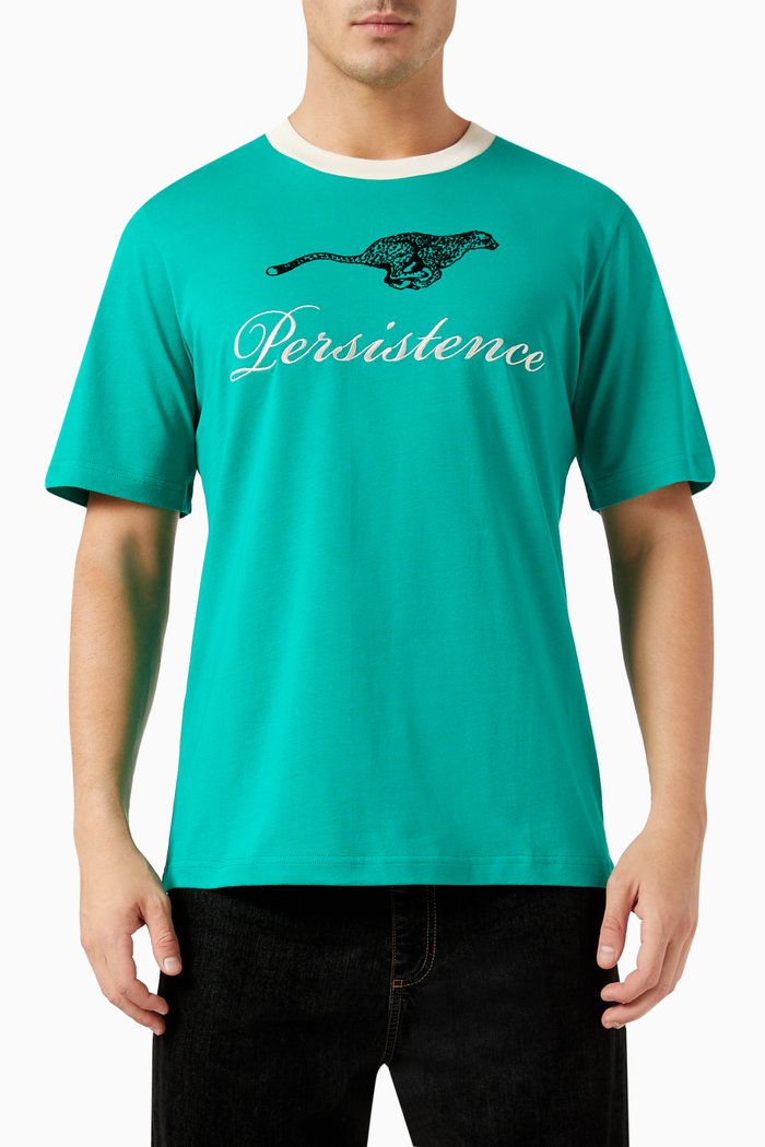 

Persistence T-shirt in Cotton-jersey, Green