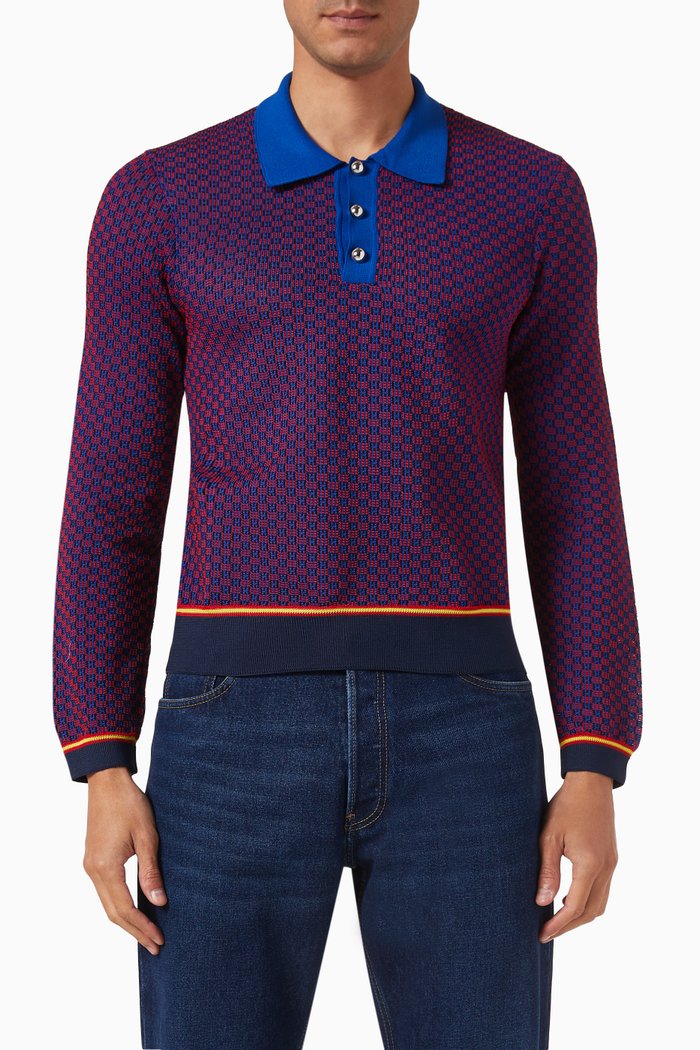 

Valley Polo Shirt in Knit, Multicolour