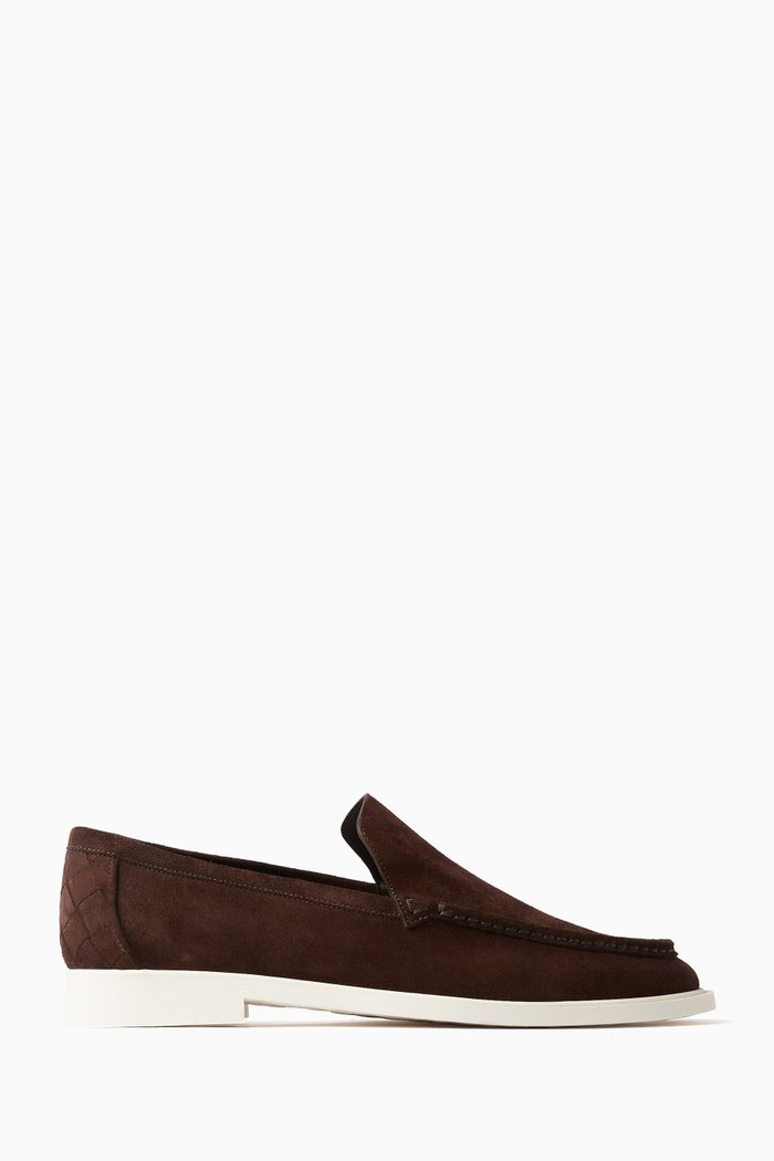 Astaire Loafers in Suede, Brown