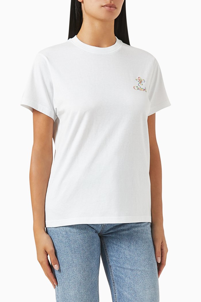 

Logo T-shirt in Cotton-jersey, White