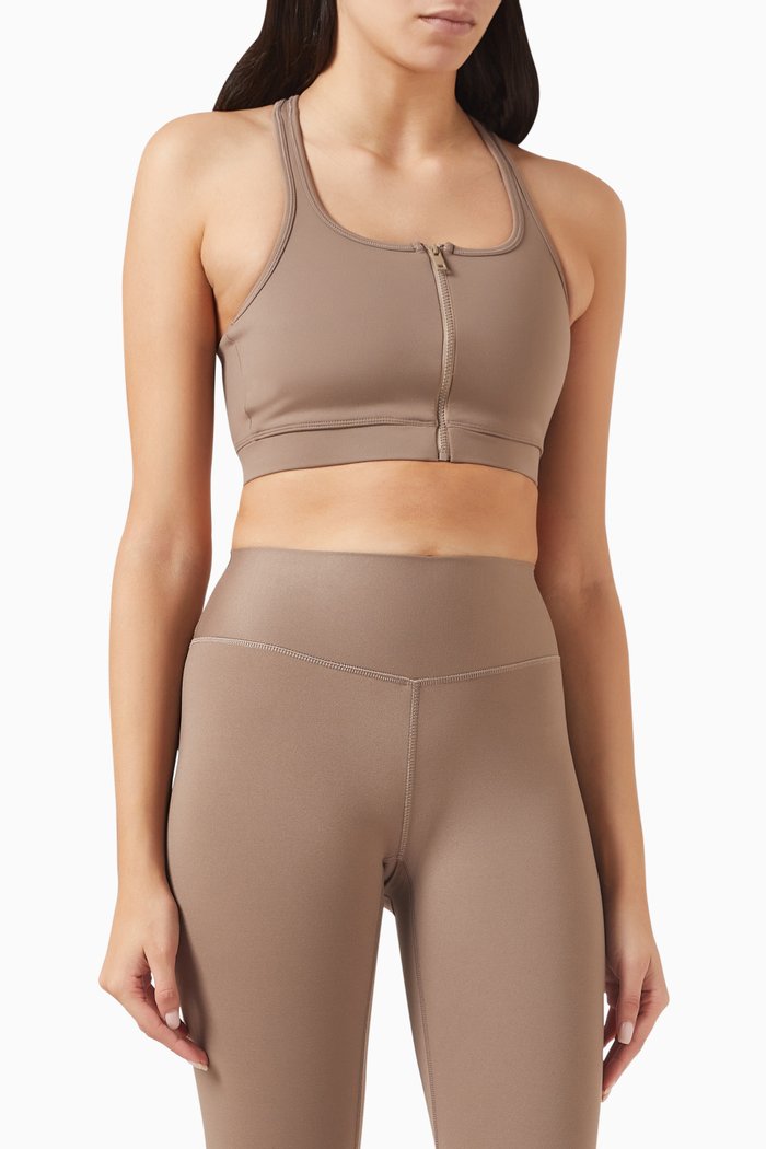 

Cut-out Back Bra in Softskin100©, Brown