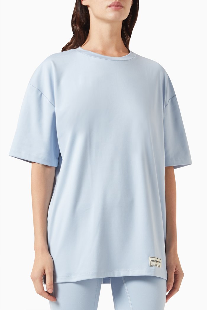 

Oversized T-shirt in Softskin100©, Blue
