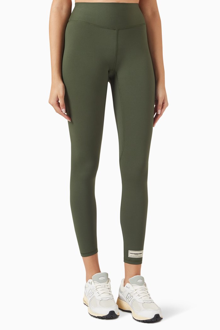

High-rise Leggings in Softskin100©, Green