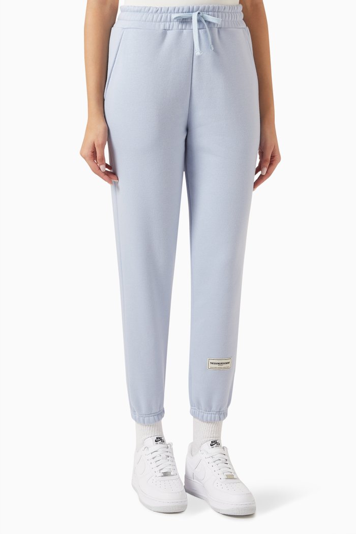 Joggers in Organic Cotton, Blue