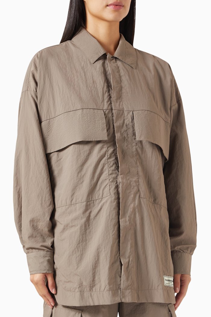 

Pocket Shacket in Re-Shell100©, Brown
