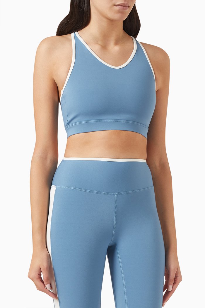 

Contrast Edge Bra in Softskin100©, Blue