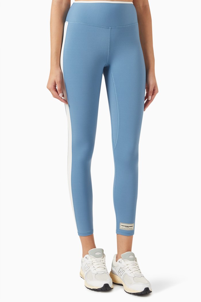 

Contrast Edge Leggings in Softskin100©, Blue