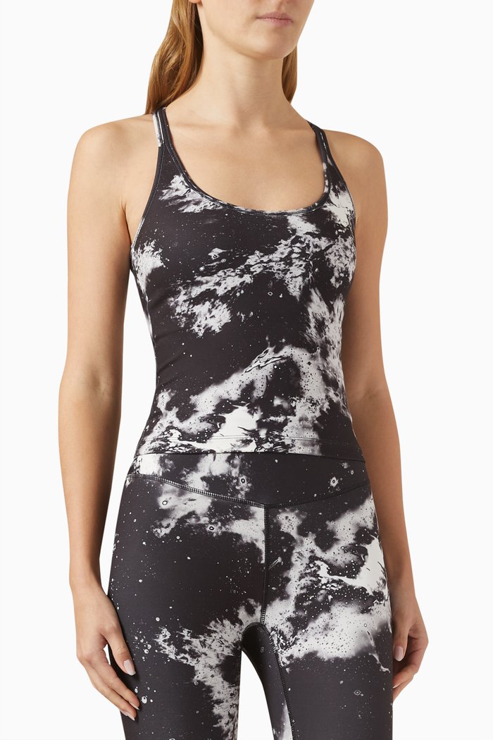 

Printed Vest in Softskin100©, Black