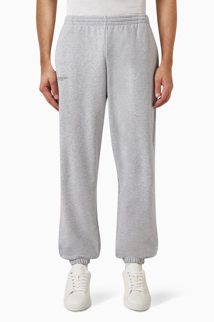 365 Drawstring Trackpants in Cotton, Grey