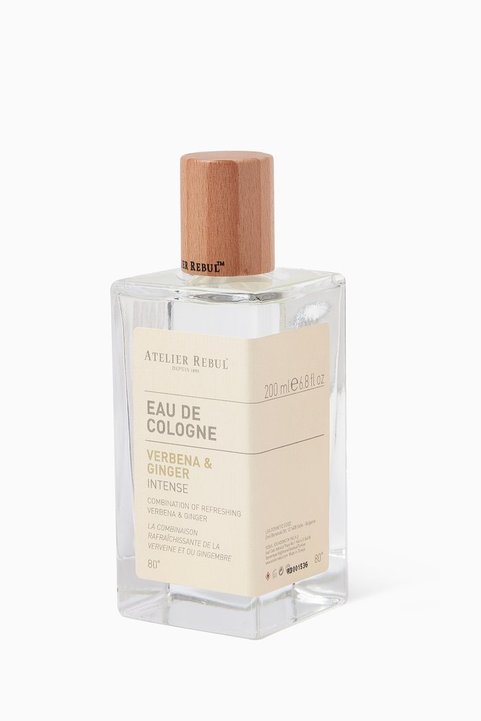 

Verbena & Ginger Intense Eau De Cologne Spray, 200ml, Silver