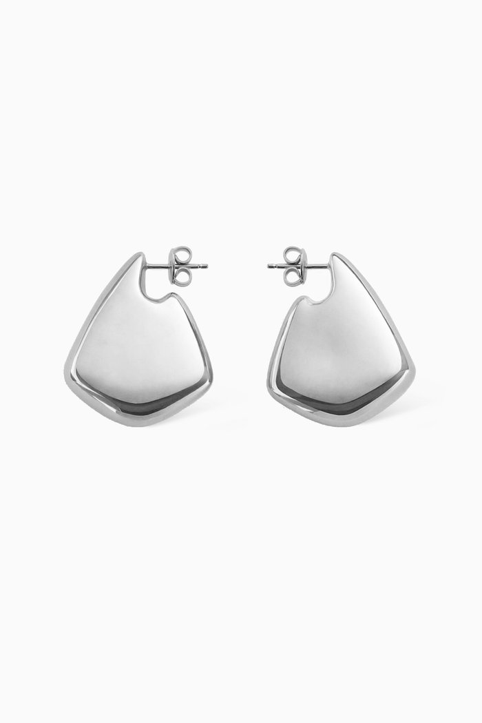

Small Fin Earrings in Sterling Silver