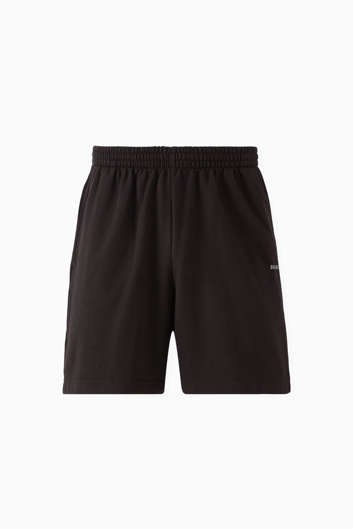 

Logo Sweat Shorts in Fleece, Black