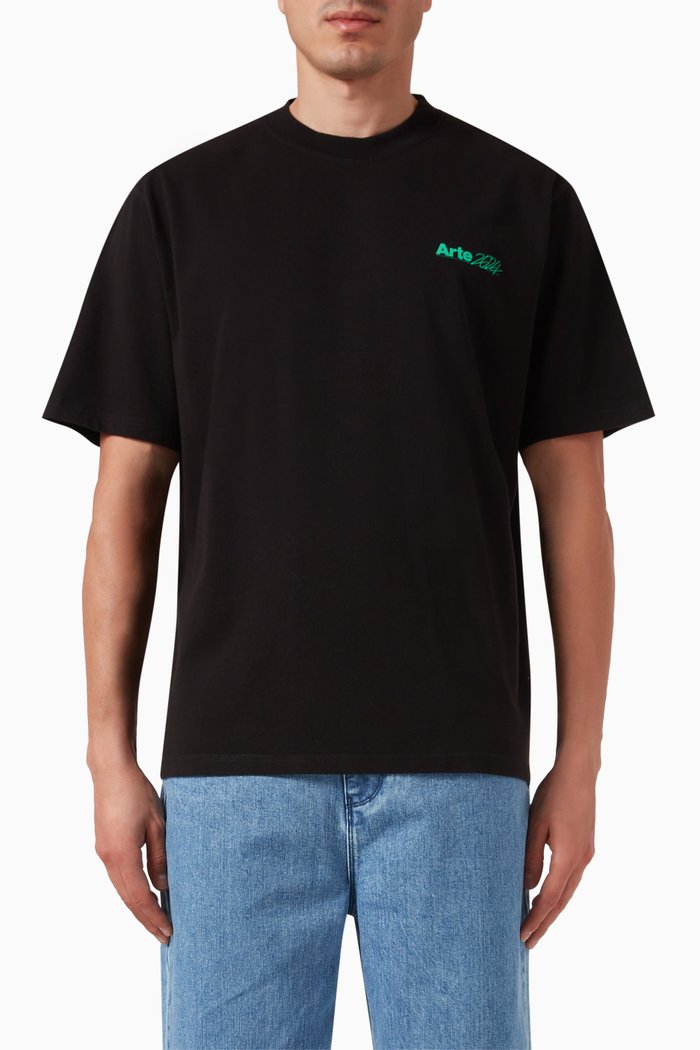 

Arte 2024 T-shirt in Cotton, Black