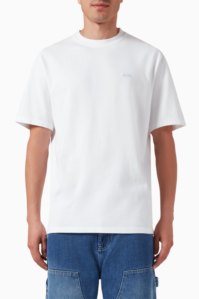 

Runner Graphic-print T-shirt in Cotton, White