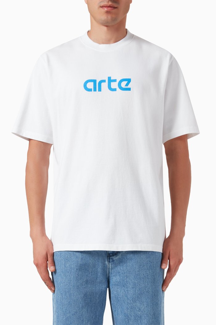 Logo T-shirt in Cotton, White