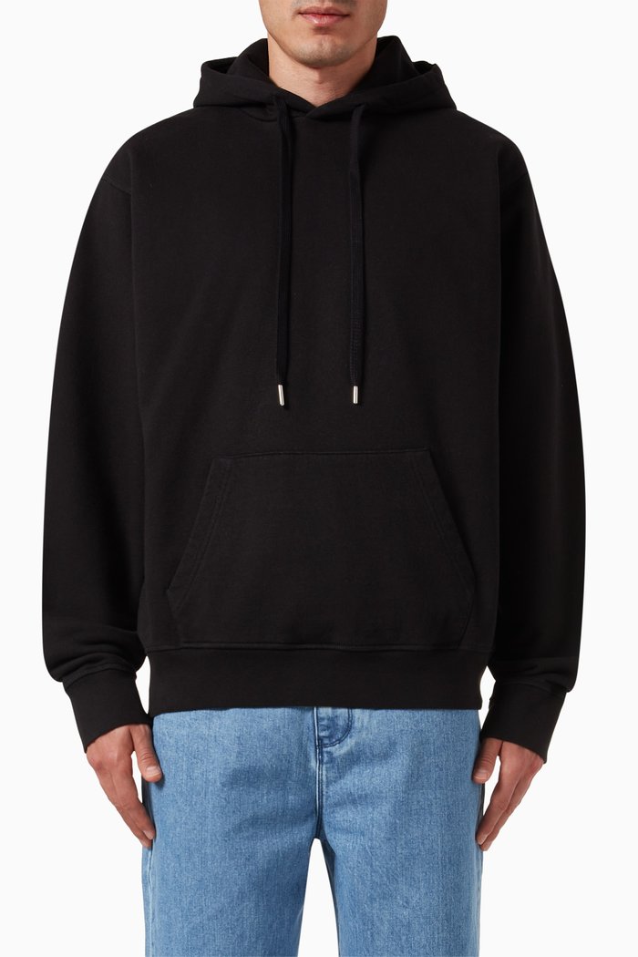 

Circles Logo Hoodie in Cotton, Black