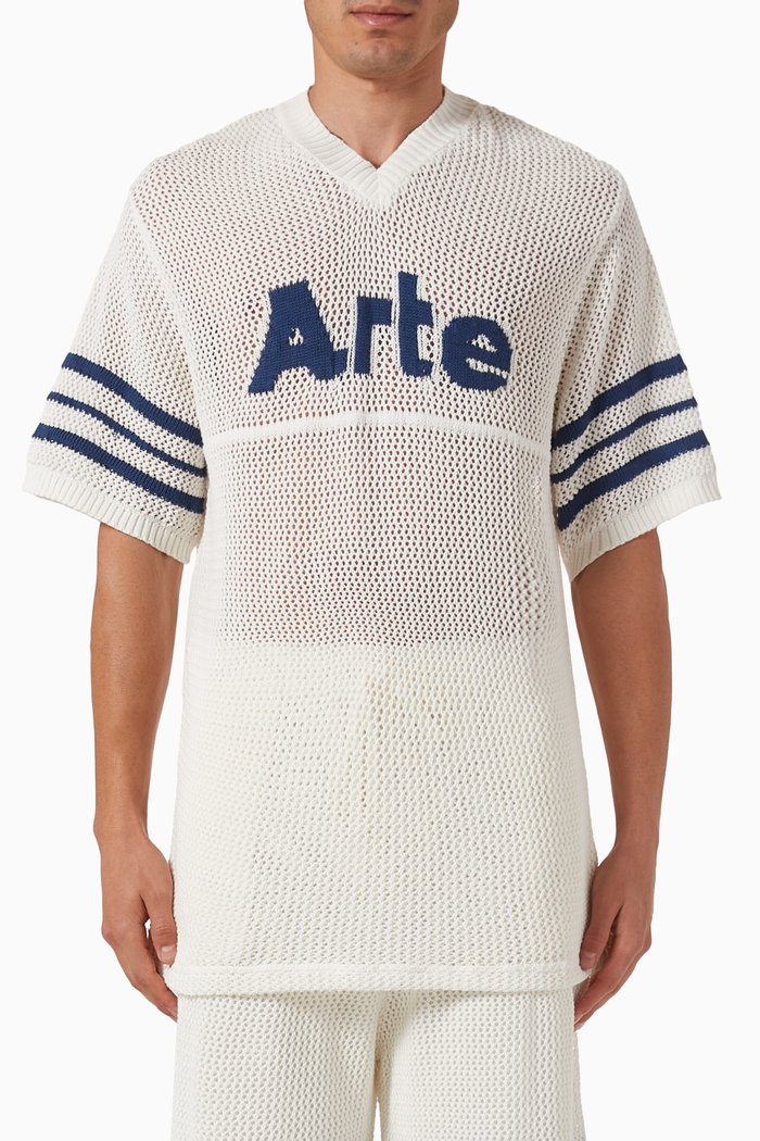 

Shane Oversized Shirt in Knit, White