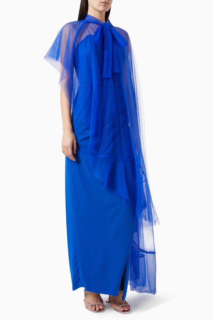 

Bow Maxi Dress, Blue