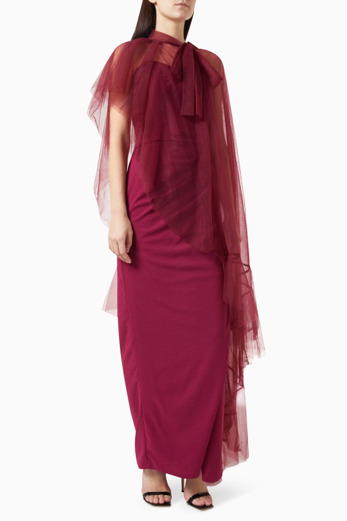 

Bow Maxi Dress, Pink