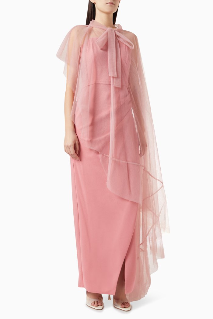 

Bow Maxi Dress, Pink