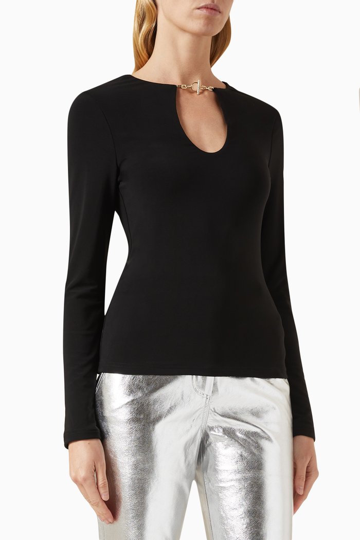 

Defiant Top in Viscose-blend, Black