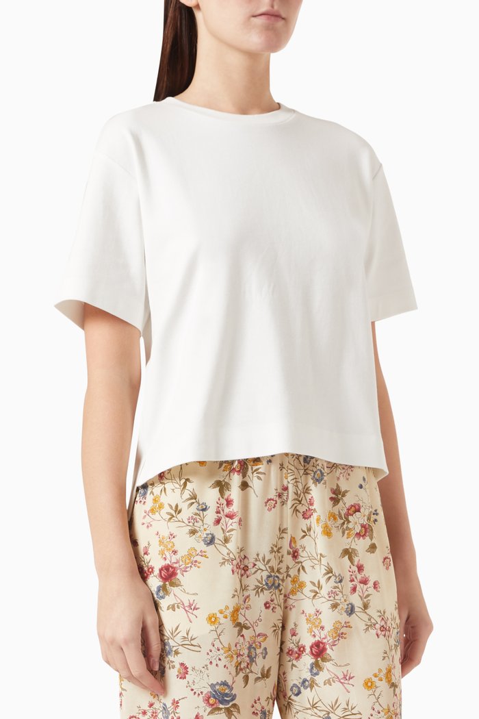 

Multid T-shirt in Cotton Jersey, White