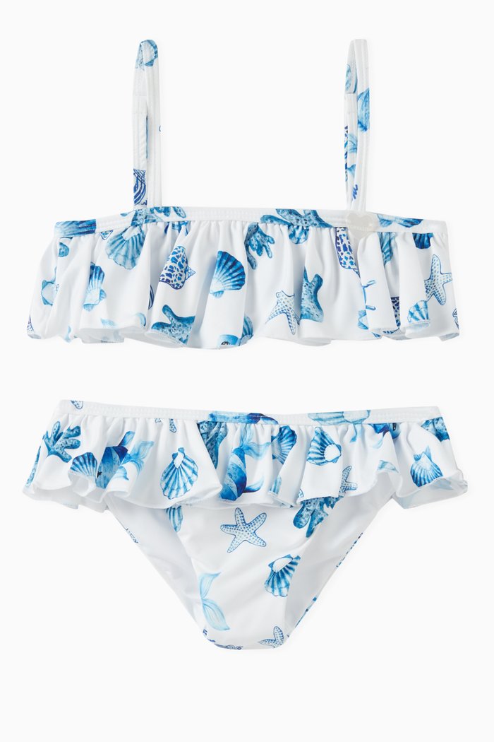 

Two-piece Bikini in Stretch Polyester, White