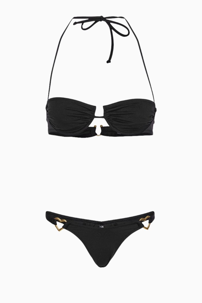 

Soft Bikini Set in Stretch Nylon, Black
